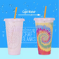 Rainbow Tye Dye colour change cups