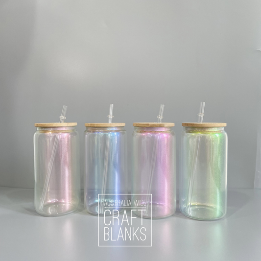 Soda Can Glasses - Iridescent - 16oz