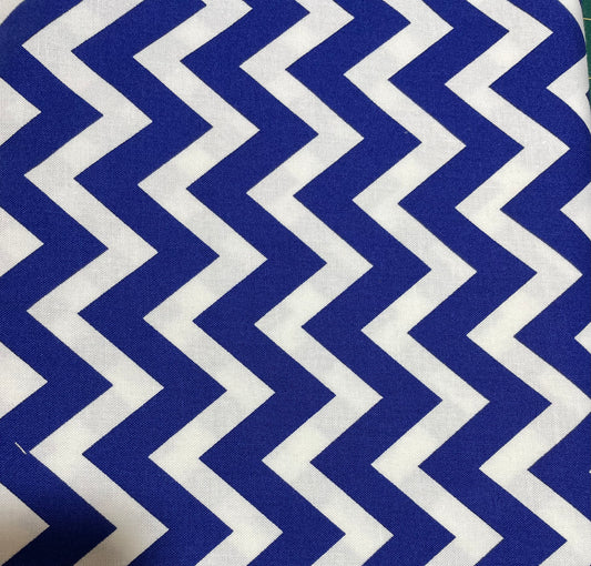 Fabric - Royal Chevron