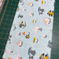Fabric - Pale Blue Mushroom