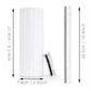 Skinny Tumbler-White -20oz