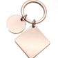 Keyring - Square - Stainless Steel