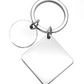 Keyring - Square - Stainless Steel