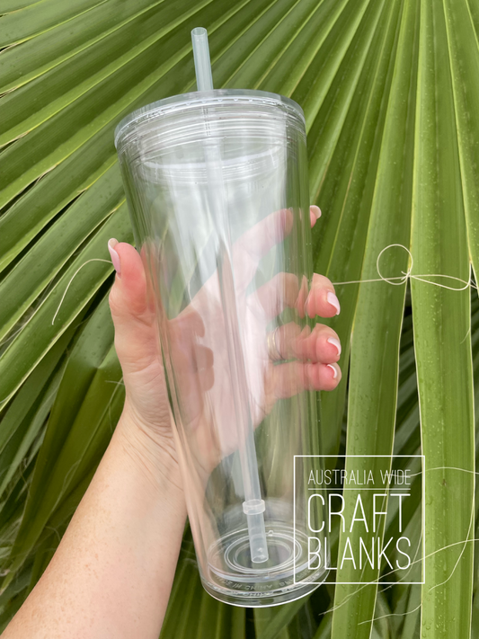 Clear Acrylic Tumbler