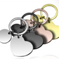Keyring - Heart - Stainless Steel