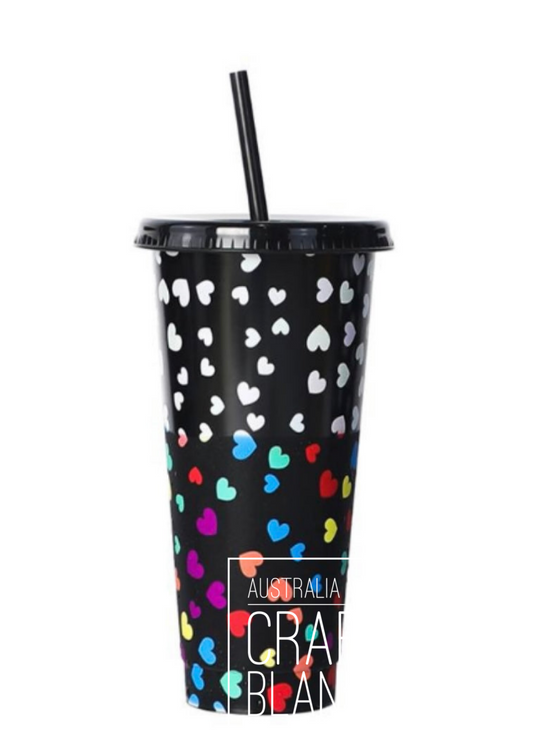 Heart Colour Change Cups