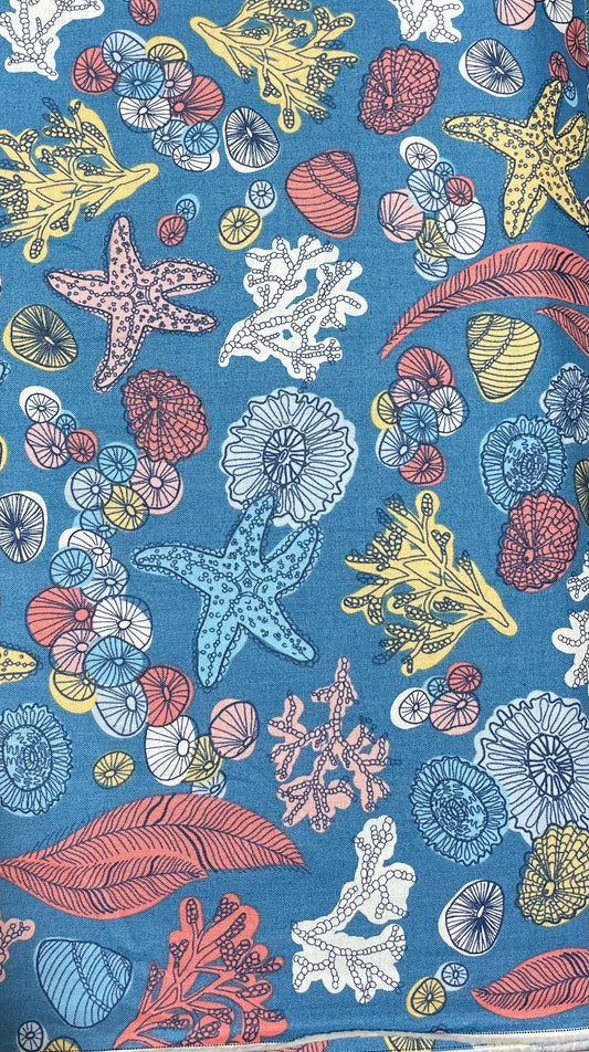 Fabric - Teal Seaside